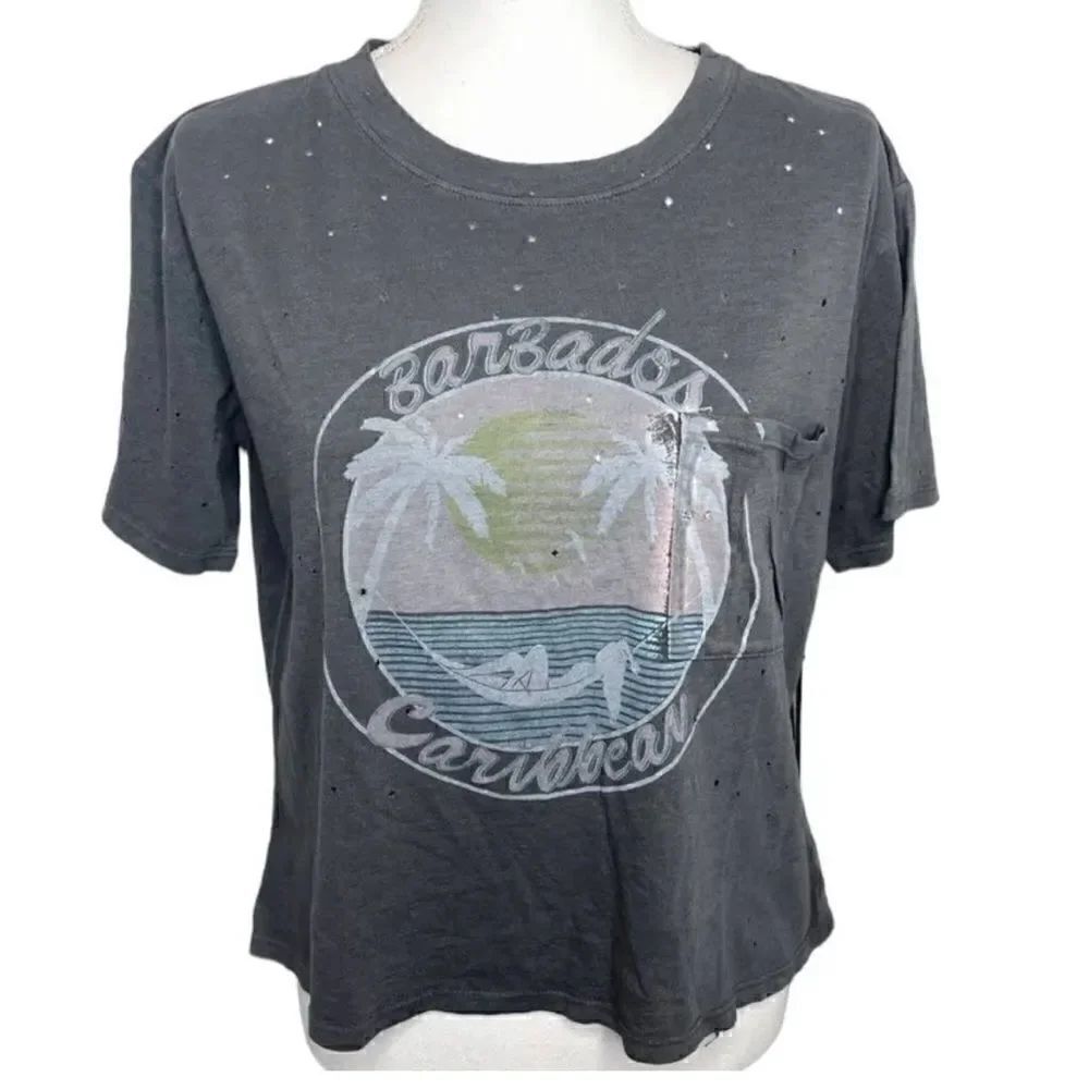 Mate the Label Distressed Tee
